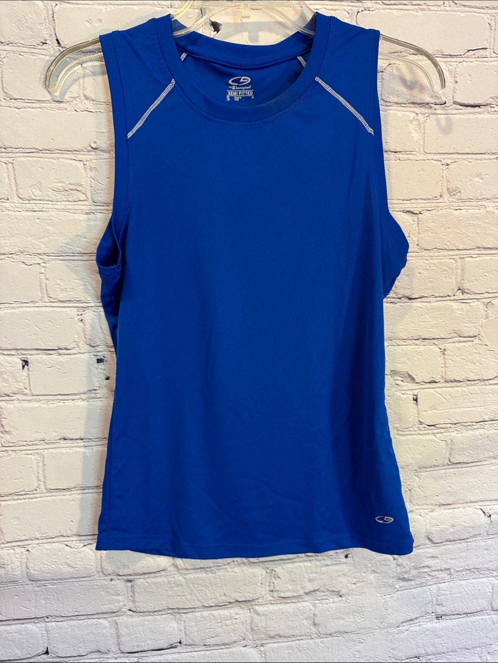 Champion Women’s Small Semi-Fitted Royal Blue Muscle Tank Top